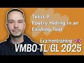 Lagu Engels Examen VMBO-GL/TL 2025 Tijdvak 1 Tekst 9: Poetry Hiding in an Existing Text