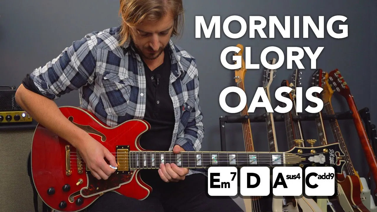 Oasis "Morning Glory" guitar lesson tutorial (EZ chords & lead parts) Oasis "Morning Glory" guitar lesson tutorial (EZ chords & lead parts)