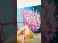 The Easiest Way to Paint a Cherry Blossom Tree Beginner Art Tutorial