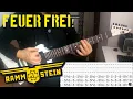 Download Lagu Rammstein - Feuer Frei! |Guitar cover| |Tab|