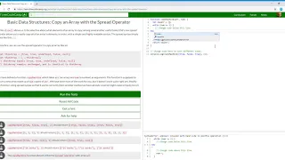 Basic Data Structures Copy an Array with the Spread Operator Learn