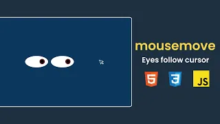 Eyes follow mouse using JavaScript mousemove event
