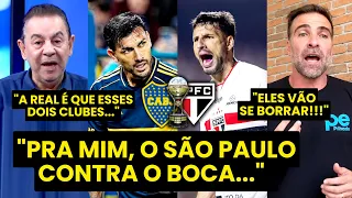 "SINCERAMENTE??? Esse BOCA JUNIORS x SÃO PAULO vai ser o JOGO que..." VEJA DEBATE!