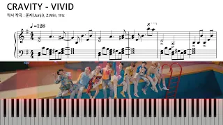 Download CRAVITY(크래비티)  VIVID 피아노 커버 \u0026 악보 튜토리얼 MP3