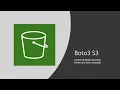 Boto3 Tutorial - Create S3 Bucket