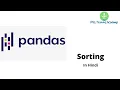 46 Pandas Sorting for Python Hindi