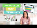 A Curriculum Mapping Example Using My Curriculum Map Template How to Create a Curriculum Map
