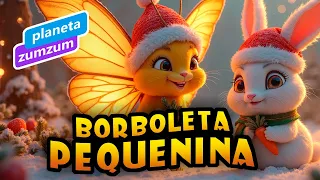 Borboleta Pequenina 🦋 Canção de Natal Infantil 🐝 Música para Crianças Planeta ZumZum 🎵