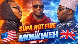 supahotfire vs monkweh uk vs usa rap battle hosted by deji