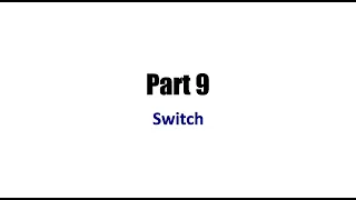 Learn Java Tutorial for Beginners Part 9 Switch