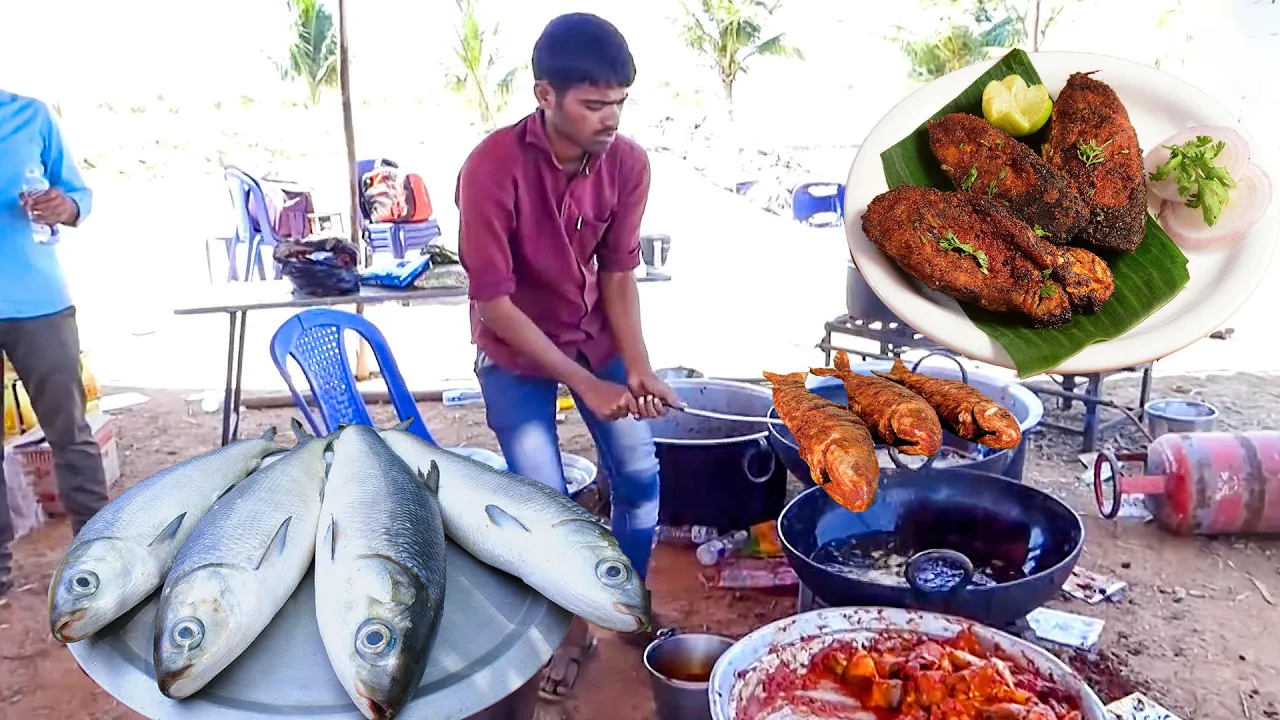 Amazing Fish Fry Making For 100 People   Fish Fry Recipe   #FishFry #StreetFood #KikTVNetwork