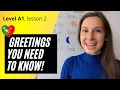 Lagu How to greet in European Portuguese | Examples of informal and formal greetings | Lesson 2