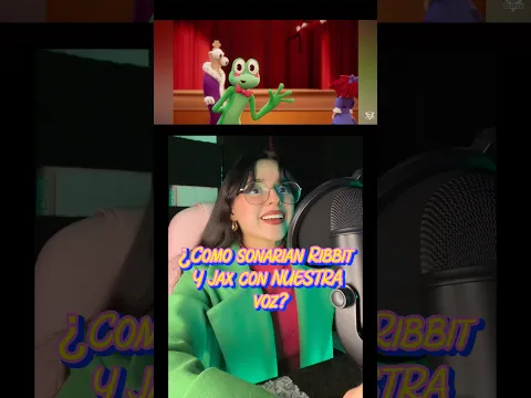 ¿Nuestra voz para Jax y Ribbit? #tadc #elasombrosocircodigital #doblaje #actoresdedoblaje #ribbit