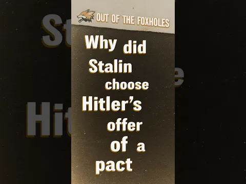 Why Did Stalin Make a Deal With Hitler?  #OOTF #shorts