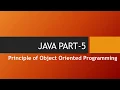 Principles of Object Oriented Programming OOP in JAVA Part 5
