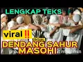Dendang sahur viral tik tok 2022 Masohi Maluku tengah lagu terbaru  @NINO ABSOVER