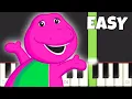 Lagu Barney Theme - EASY Piano Tutorial