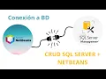 How to connect NetBeans Java to SQL Server CRUD from scratch with Java NetBeans SQL Server