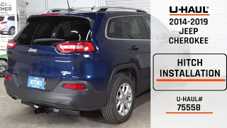 2014-2019 Jeep Cherokee U-Haul Trailer Hitch Installation 75558