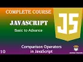 Comparison Operators in JavaScript in