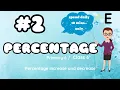 Percentage Introduction PSLE MATHS Percentage increase decrease