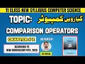 comparison operators in python programming first year computer science