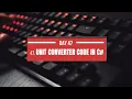Day 47 Create a Unit Converter App with C and WinForms