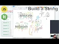 Hard FAILED Build a String Hackerrank javascript graphs path finding