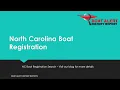 North Carolina Boat Registration
