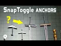 Snaptoggle Toggle Bolts For Drywall and Plaster Review Shear Test