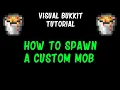 Visual Bukkit Quick Tutorial - How To Spawn A Custom Mob with custom name health and equipment