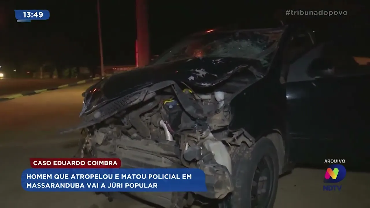 Caso Eduardo Coimbra homem que atropelou e matou policial em Massaranduba vai a júri popular