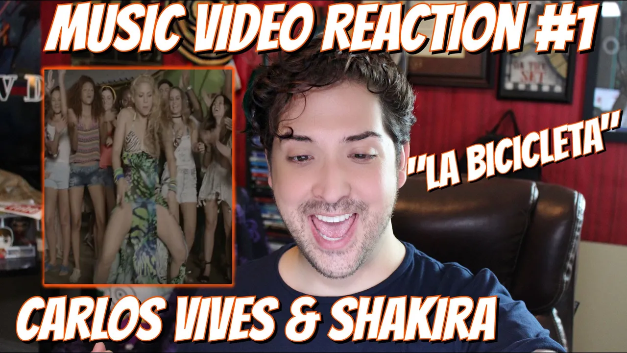 SHAKIRA & CARLOS VIVES - LA BICICLETA - MUSIC VIDEO REACTION #1 SHAKIRA & CARLOS VIVES - LA BICICLETA - MUSIC VIDEO REACTION #1
