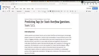 Automated Tag prediction for Stack Overflow Questions