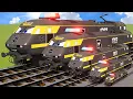 Lagu Big \u0026 Small Police Train Lightning Mcqueen vs Trains Thomas | BeamNG.Drive