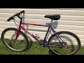 1993 1994 Specialized Hard Rock Ultra retro mountain bike walk around