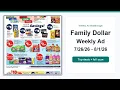 Family Dollar Weekly Ad 26 - 26 Top Deals