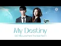 Lyn (린) - 'My Destiny' (My Love from The Star OST) Lyrics