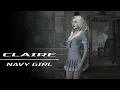 Lagu CLAIRE NAVY GIRL | RESIDENT EVIL 2 | Claire mod [4K 60FPS]