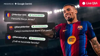 🔴💬 LIVE Q&A | YOU ASK, GABRIEL JESUS ANSWERS! (MEMBERS EXCLUSIVE QUESTIONS)
