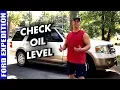 How To Check Oil 2007-2014 Ford Expedition 5 4