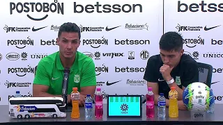 Rueda de prensa de Nacional tras su partido con Cali