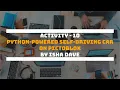 Activity - 10 Python-Powered Self-Driving Car on PictoBlox by Isha Dave