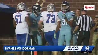 Game of the Week Byrnes vs Dorman