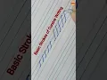 English Handwriting Practice Basic Stroke Of Cursive Handwriting