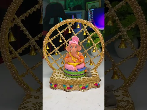 Ganpati bappa decoration idea Ganpati Bappa morya 🪷 #shorts #short