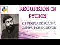 Recursion in Python Plus Two Computer Science