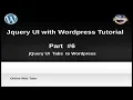How to use jQuery UI with wordpress for beginners from scratch - jQuery Tabs with Wordpress