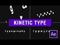 kinetic typography After Effects Tutorial