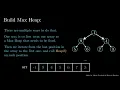 Binary Max Heap Build-Max-Heap